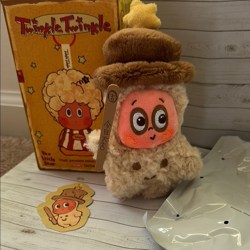 Twinkle Twinkle Baby Ice Pop Pop Mart Plush Keychain